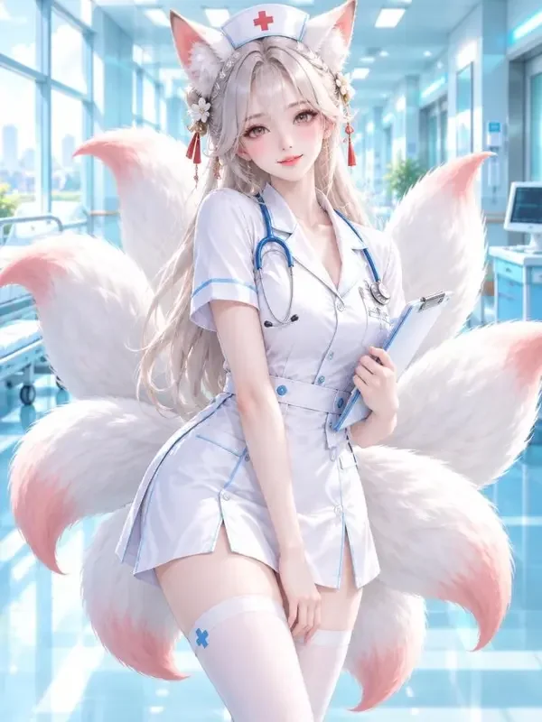 医院走廊的九尾学妹封面